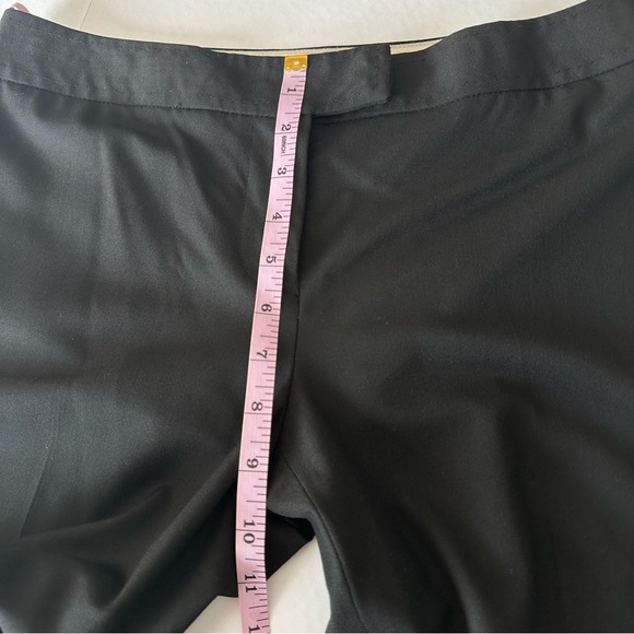 The Limited Cassidy Black Wide Leg Mid Rise Dress Pants Sz 2 Short - Picture 13 of 16
